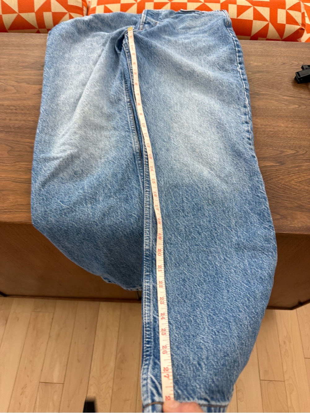 Reformation Cynthia High Rise Straight Jeans in Colorado: 29 - Picture 16 of 16